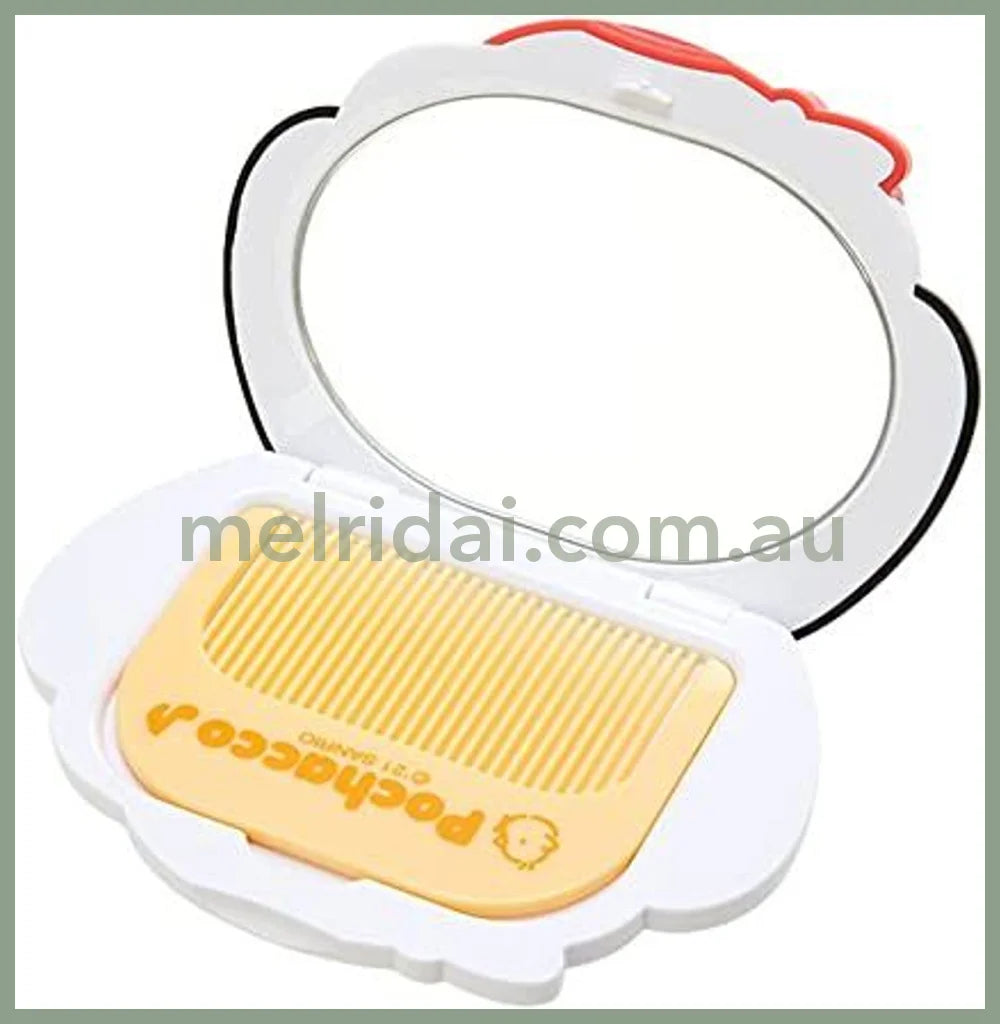 SANRIO | Pochacco Face Mirror & Comb Set 10.4 x 1.6 x 9.2cm