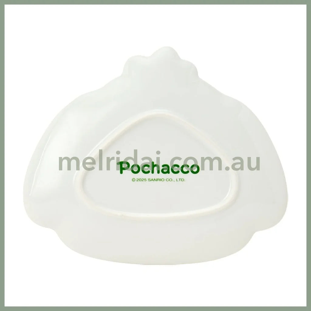 SANRIO | Pochacco Face Shaped Plate Microwave Dishwasher And Dryer Safe 150x127x15mm