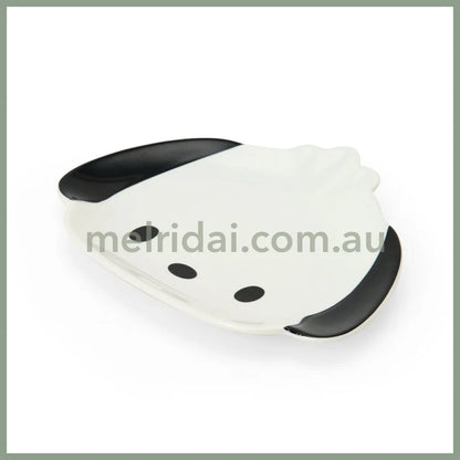 SANRIO | Pochacco Face Shaped Plate Microwave Dishwasher And Dryer Safe 150x127x15mm