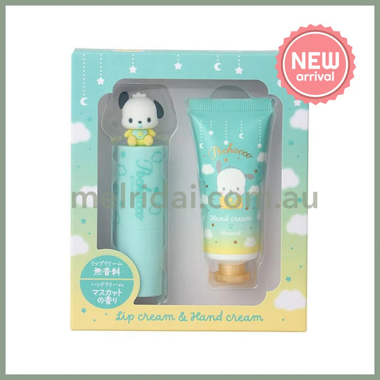 SANRIO | Pochacco Lip Balm (Unscented) & Hand Cream (Muscat)