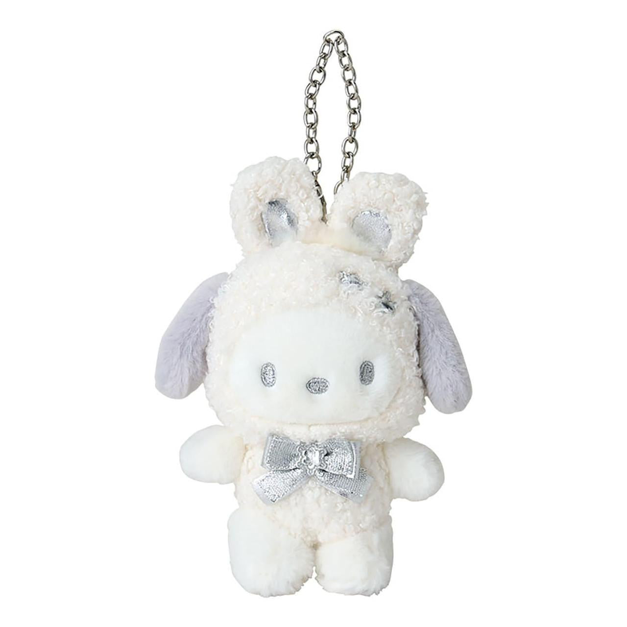 Sanrio | Pochacco Mascot Charm Holder Keychain 16.2 X 12.5 5.8Cm (Fluffy Snow Rabbit)