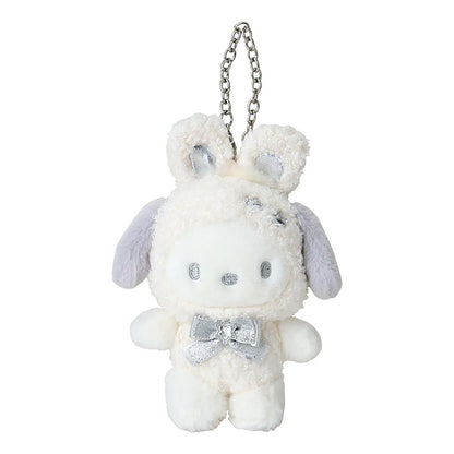Sanrio | Pochacco Mascot Charm Holder Keychain 16.2 X 12.5 5.8Cm (Fluffy Snow Rabbit)