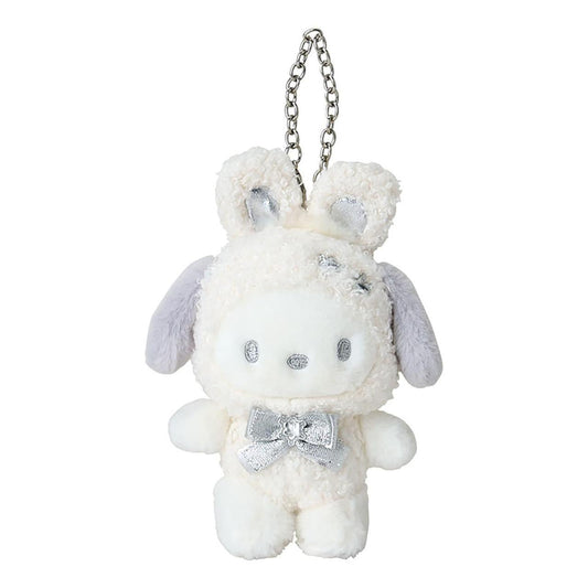 Sanrio | Pochacco Mascot Charm Holder Keychain 16.2 X 12.5 5.8Cm (Fluffy Snow Rabbit)