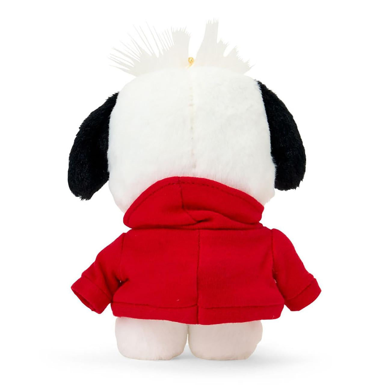 SANRIO | Pochacco Mascot Holder Plush Keychain 14×11×7cm (Outfit Change Hoodie/Dress-up Design - Parker)