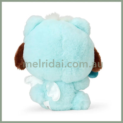SANRIO | Pochacco Mascot Holder Plush Keychain Bag Charm 120×80×140mm (Fluffy Angel Bear)