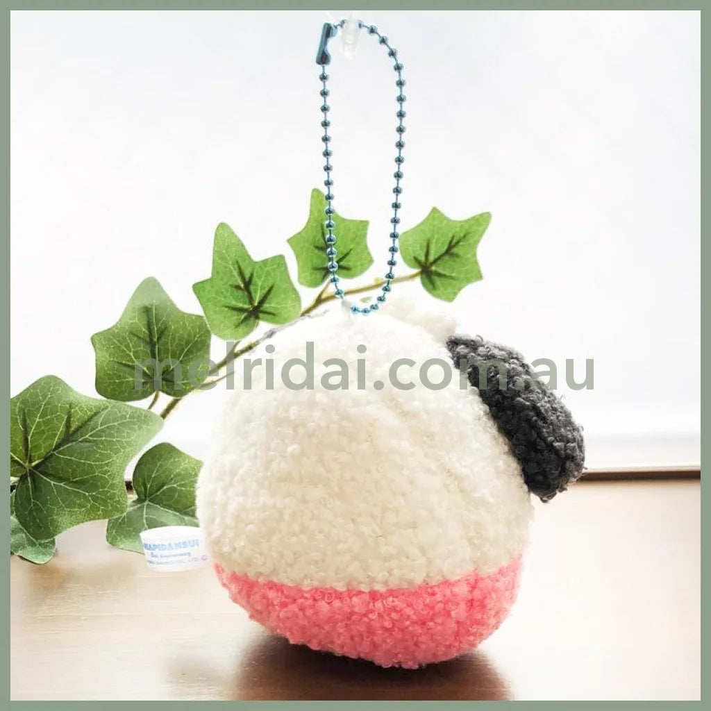 SANRIO | Pochacco Mascot Holder Plush Keychain Bag Charm H9 x W10 x D6cm (Hapidanbui 5th Anniversary)