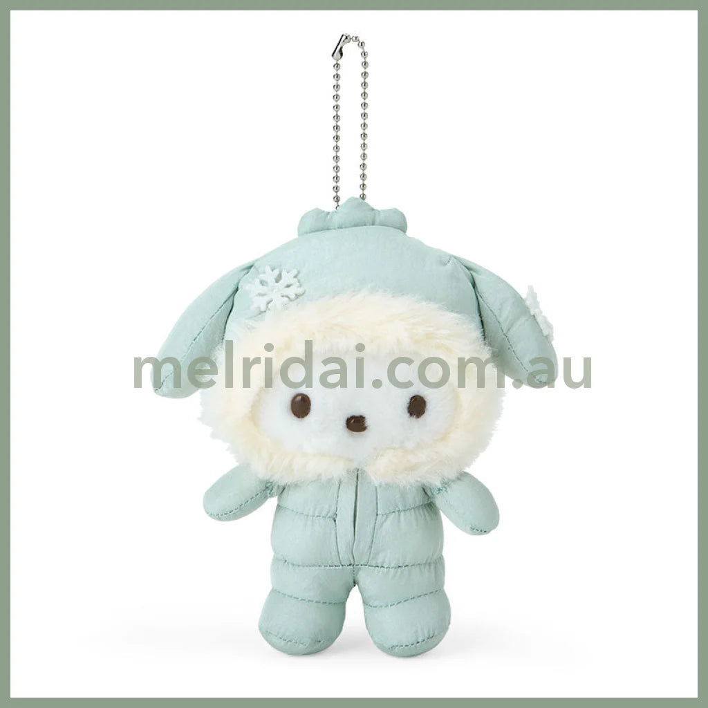 Sanrio | Pochacco Plush Keychain Mascot Holder 9.5×7.5×12.5Cm (Fuwapuku Winter)