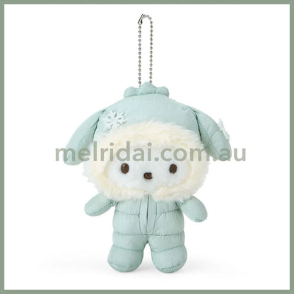 Sanrio | Pochacco Plush Keychain Mascot Holder 9.5×7.5×12.5Cm (Fuwapuku Winter)