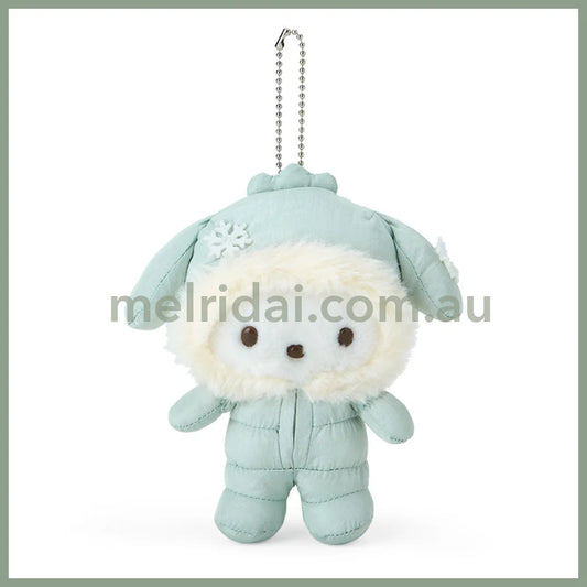 Sanrio | Pochacco Plush Keychain Mascot Holder 9.5×7.5×12.5Cm (Fuwapuku Winter)