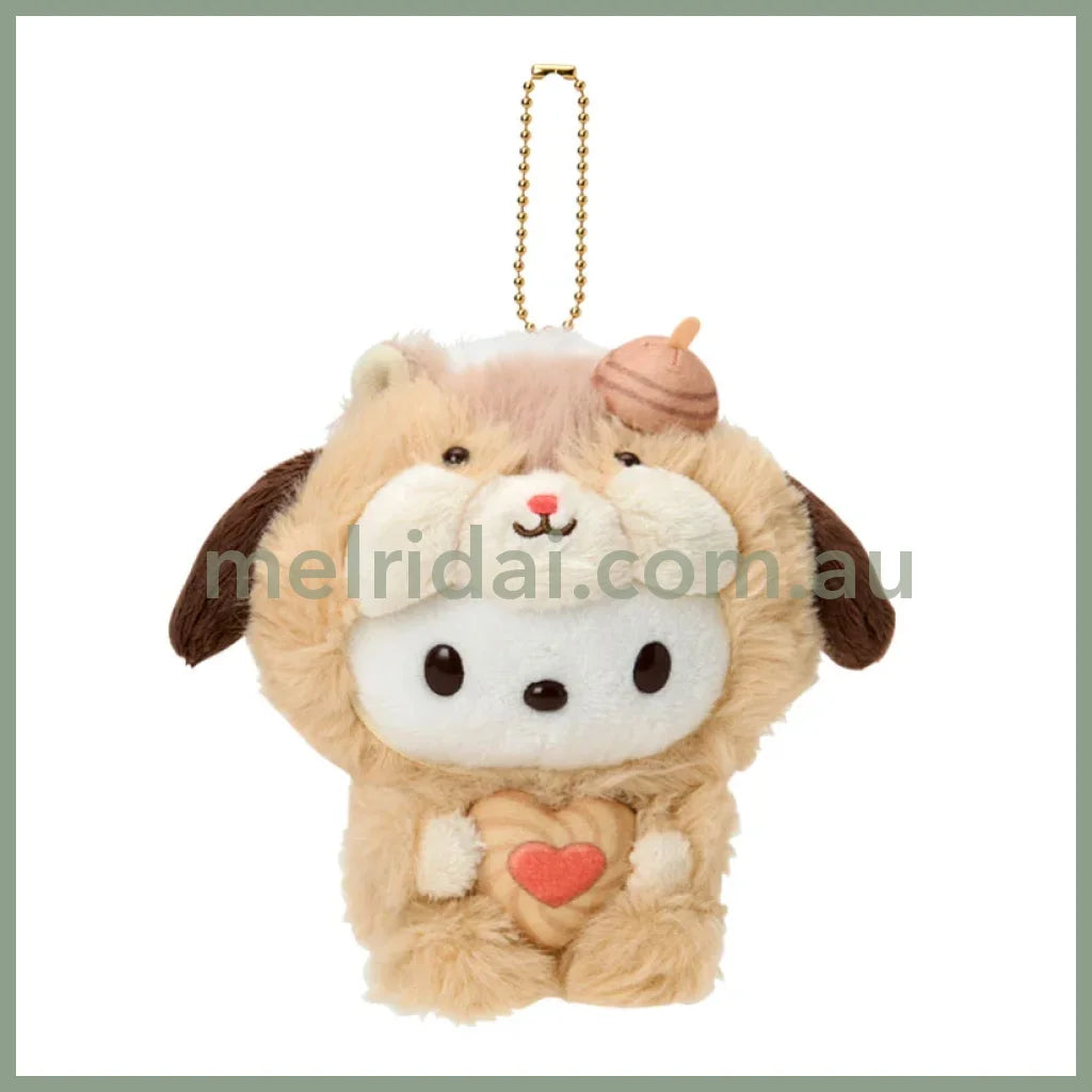 SANRIO | Pochacco Plush Keychain Mascot Holder Bag Charm 135×135×150mm (Fluffy Squirrel)