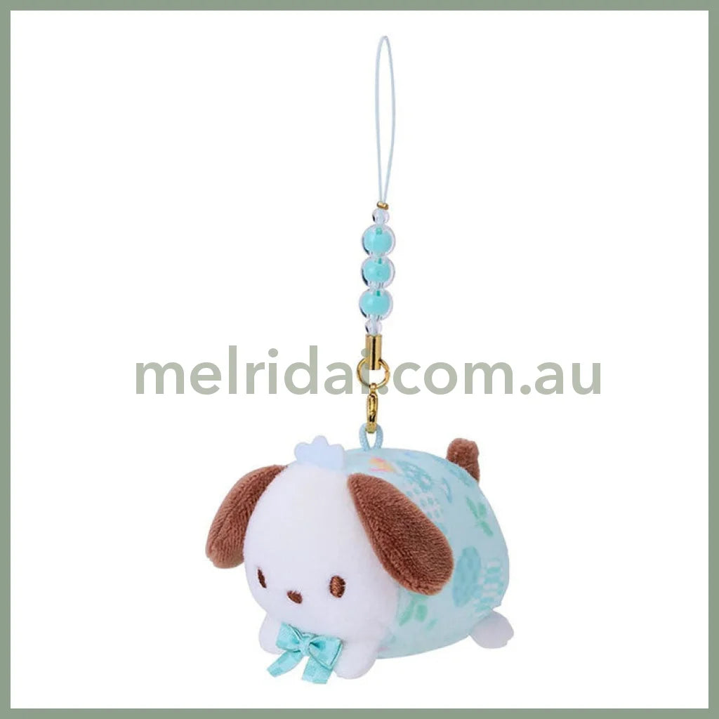 SANRIO | Pochacco Smartphone Strap Plush Mascot 7.5 x 5.3 x 4.7cm (Nagomi Pastel)