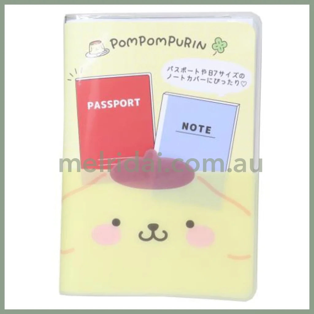 SANRIO | Pom Pom Puri Pompompurin B7 Stationery Multi-Case Passport Case Cover with Pocket 136 x 95 x 10cm