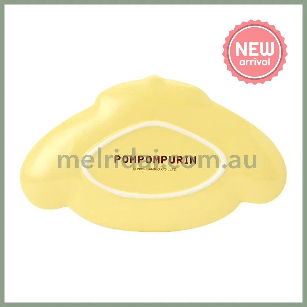 SANRIO | Pom Pom Purin Face Shaped Plate Microwave Dishwasher And Dryer Safe 200x116x15mm