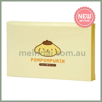 SANRIO | Pom Pom Purin Face Shaped Plate Microwave Dishwasher And Dryer Safe 200x116x15mm