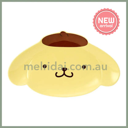 SANRIO | Pom Pom Purin Face Shaped Plate Microwave Dishwasher And Dryer Safe 200x116x15mm
