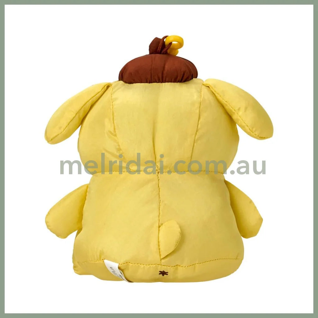 SANRIO | Pom Pom Purin Mascot Holder Plush Keychain 10cm x 9cm x 12cm (Fluffy Kids/Fuwasha Kids)