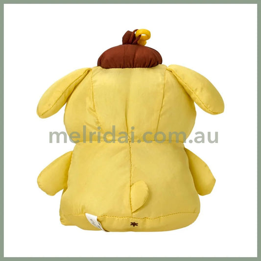 SANRIO | Pom Pom Purin Mascot Holder Plush Keychain 10cm x 9cm x 12cm (Fluffy Kids/Fuwasha Kids)