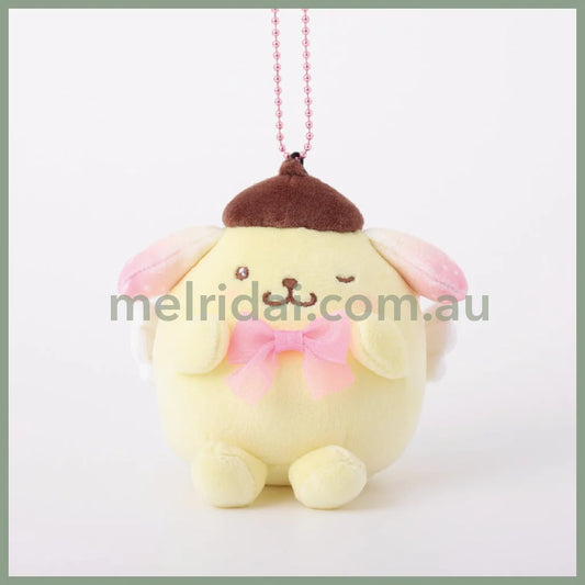 Sanrio | Pom Purin Plush Keychain Mascot Holder 10Cm (Angel)