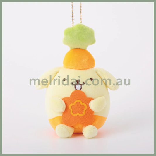 Sanrio | Pom Purin Plush Keychain Mascot Holder 10Cm (Carrot)