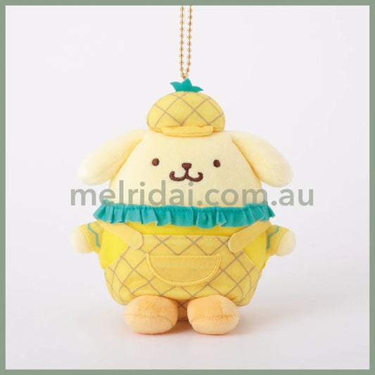 Sanrio | Pom Purin Plush Keychain Mascot Holder 10Cm (Pineapple)