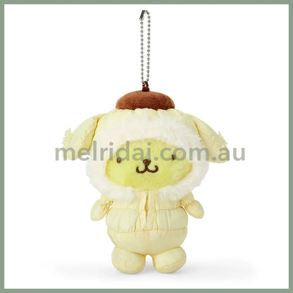 Sanrio | Pom Purin Plush Keychain Mascot Holder 9.5×7.5×12.5Cm (Fuwapuku Winter)