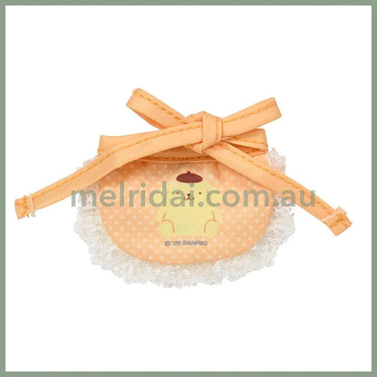SANRIO | Pom Pom Purin Pompompurin Double Sided Dress-up Clothes - S/M 14.2 x 11.5 x 1cm (Pitatto Friends Bib)