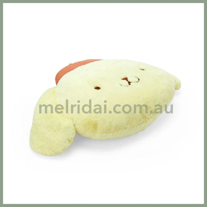 SANRIO | Pom Pom Purin Pompompurin Face-shaped Cushion 76×15×42cm