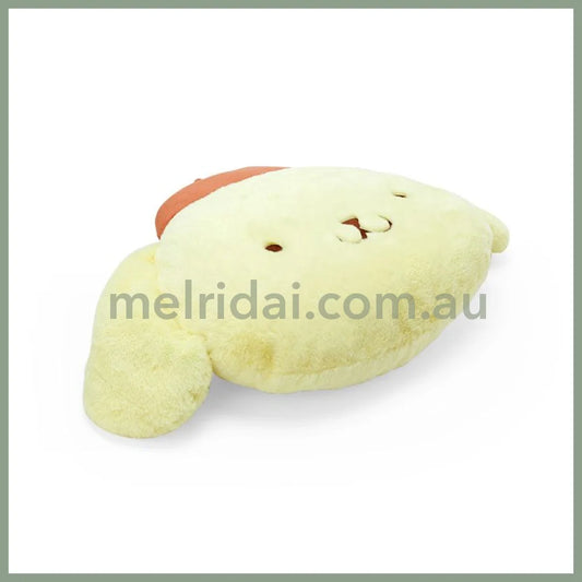 SANRIO | Pom Pom Purin Pompompurin Face-shaped Cushion 76×15×42cm