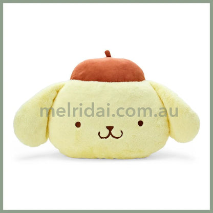 SANRIO | Pom Pom Purin Pompompurin Face-shaped Cushion 76×15×42cm