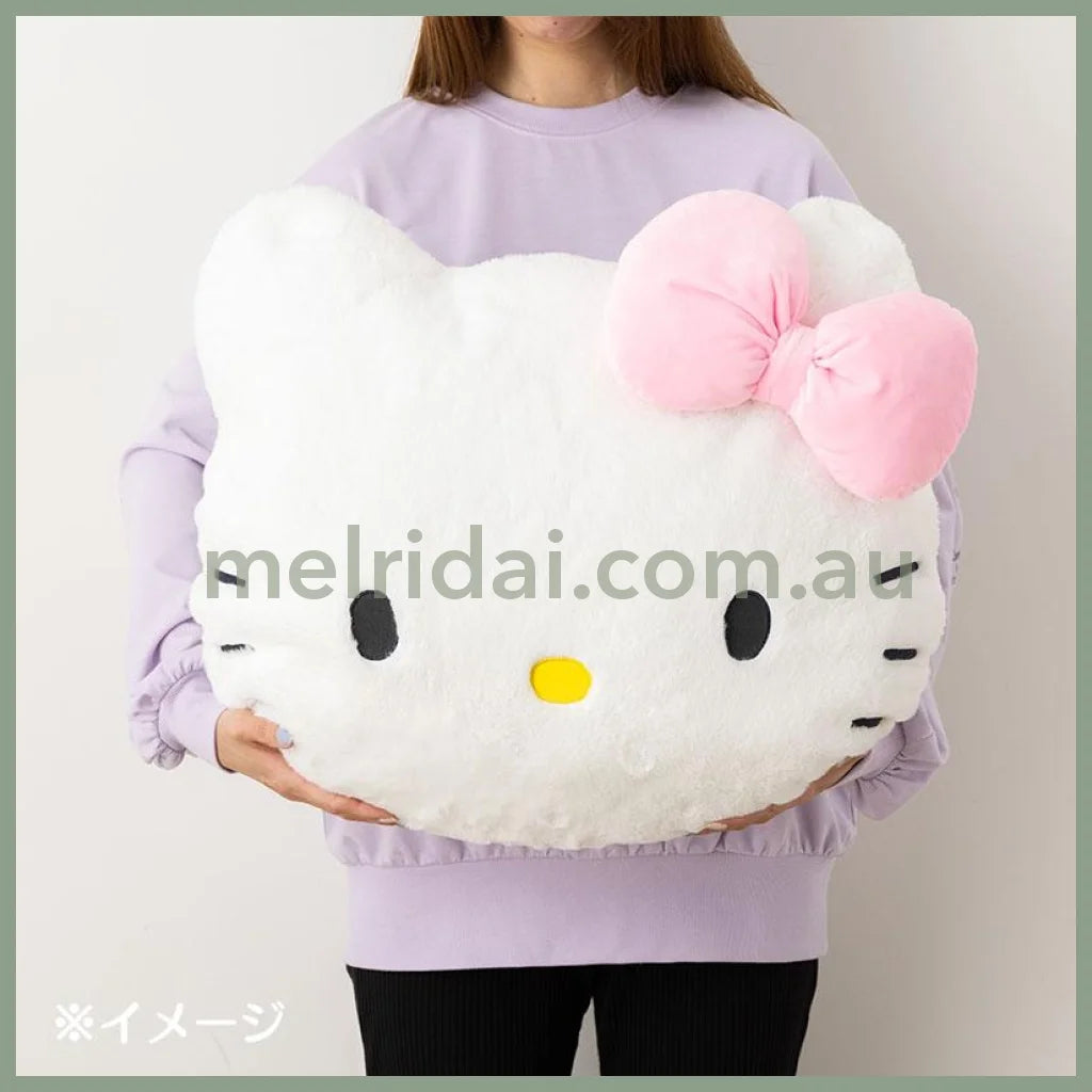 SANRIO | Pom Pom Purin Pompompurin Face-shaped Cushion 76×15×42cm