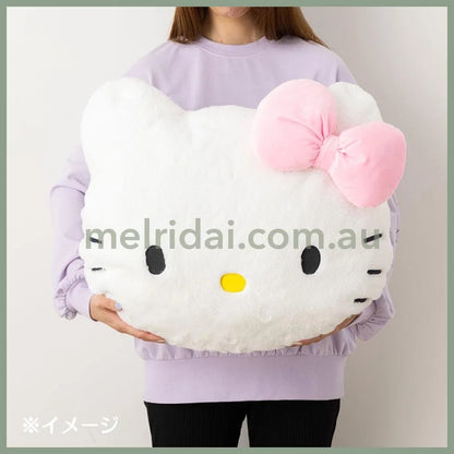 SANRIO | Pom Pom Purin Pompompurin Face-shaped Cushion 76×15×42cm