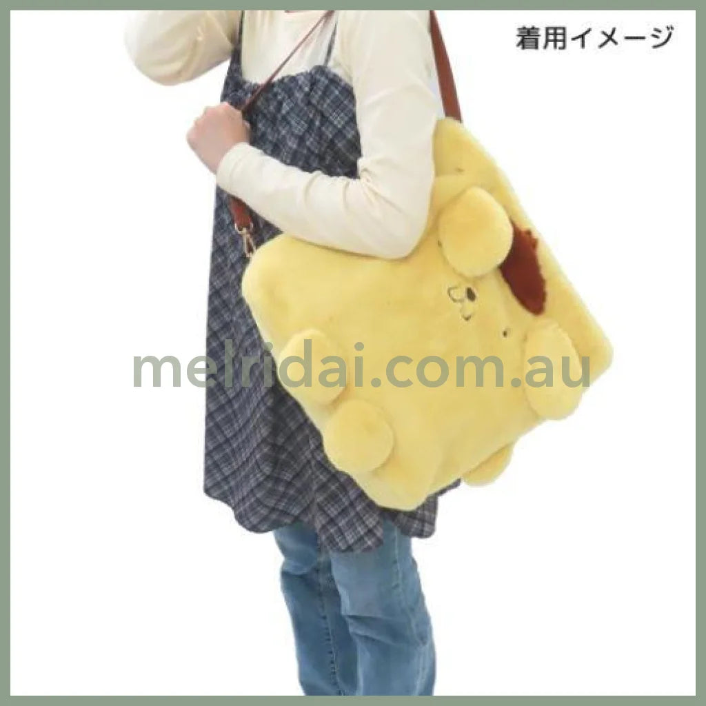SANRIO | Pom Pom Purin Rootote 2way Tall Backpack & Tote Bag 400×360×110mm (Fluffy Cryptid)