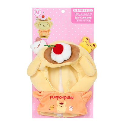 SANRIO | Pom Pom Purin Pompompurin Dress-Up Clothes M 27 x 18.5 x 2.8cm (Pitatto Friends)
