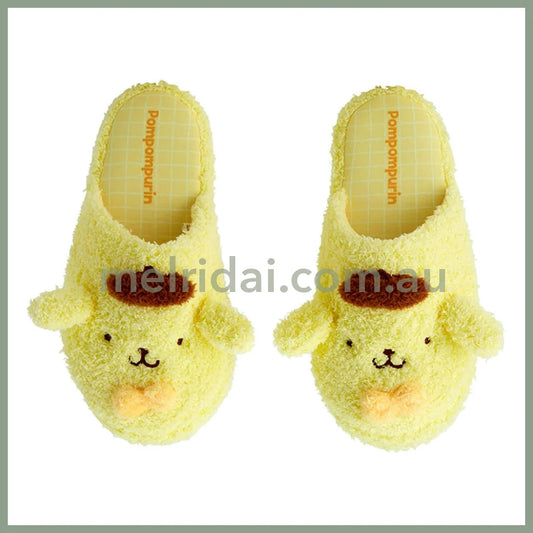 Sanrio | Pompom Purin Face-Shaped Slippers (Kids/Adult)