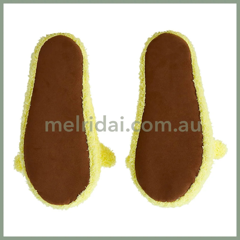 Sanrio | Pompom Purin Face-Shaped Slippers (Kids/Adult)