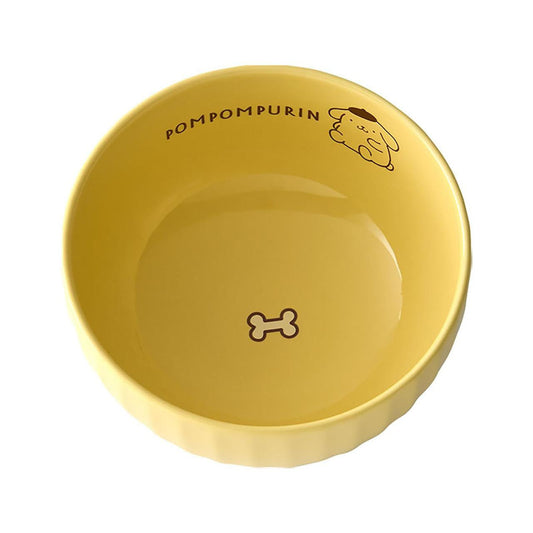 SANRIO | Pompom Purin Ceramic Bowl Pink 14.1×13×7.1cm (New Life)