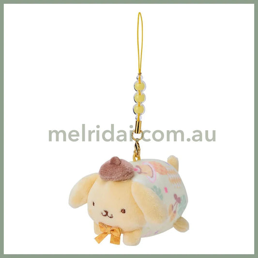 SANRIO | PomPom Purin Smartphone Strap Plush Mascot 7.5 x 5.3 x 4.7cm (Nagomi Pastel)