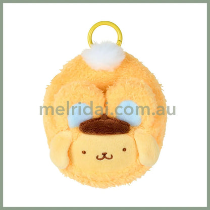 SANRIO | Pompompurin Mini Pouch Charm with Carabiner 10.5 x 10.1 x 7.2cm (Spring Rabbit)