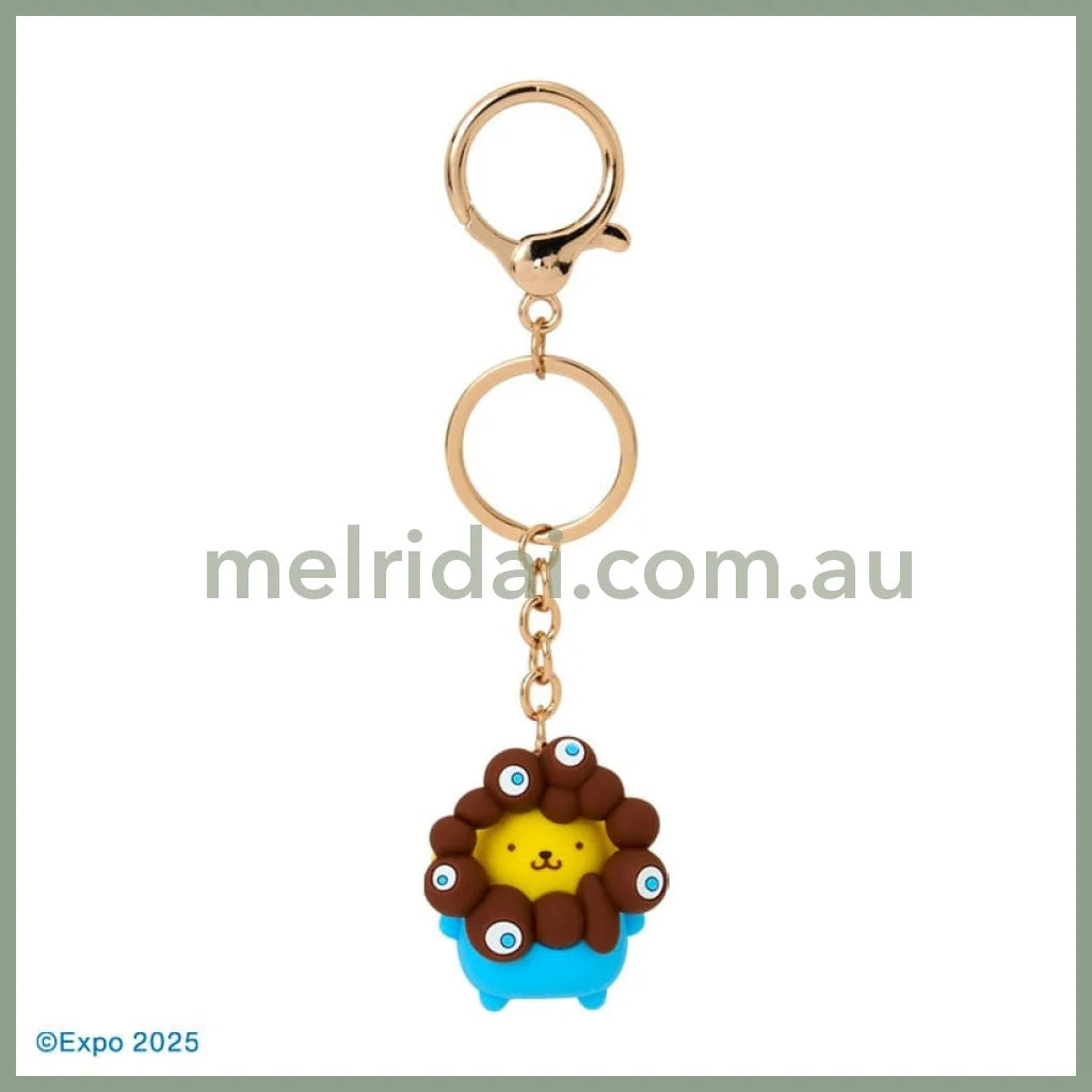 SANRIO | Pompompurin Pom Pom Purin 3D Mascot Color Keychain 40×25×45 mm (EXPO2025 Myaku-Myaku)