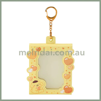 SANRIO | Pompompurin Pom Pom Purin Accordion Card Holder Keychain 10×1.3×10.8cm (Enjoy Idol - 8 pockets can store up to