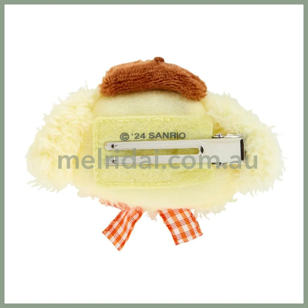 SANRIO | Pompompurin Pom Pom Purin Face-shaped Hair Clip Hair Accessory 7.5×2.5×5cm