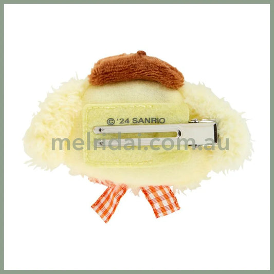SANRIO | Pompompurin Pom Pom Purin Face-shaped Hair Clip Hair Accessory 7.5×2.5×5cm