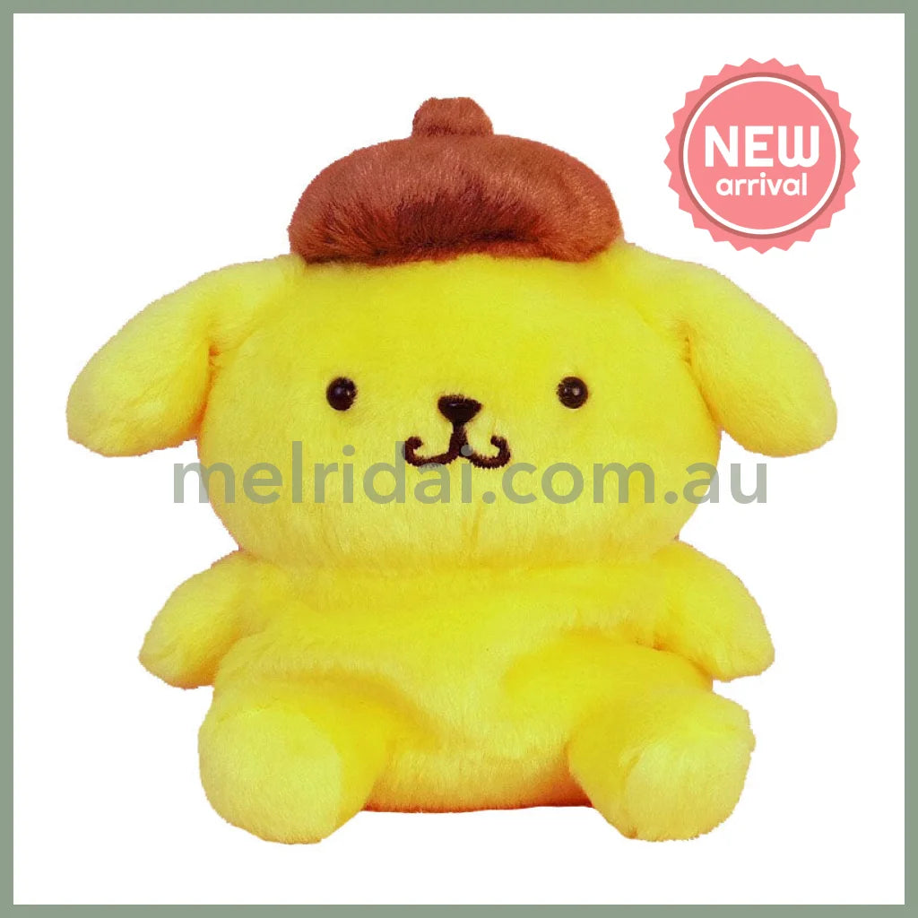 SANRIO | Pompompurin Pom Pom Purin Fuwakuta Style Plush Doll 14.5 x 12 x 9cm
