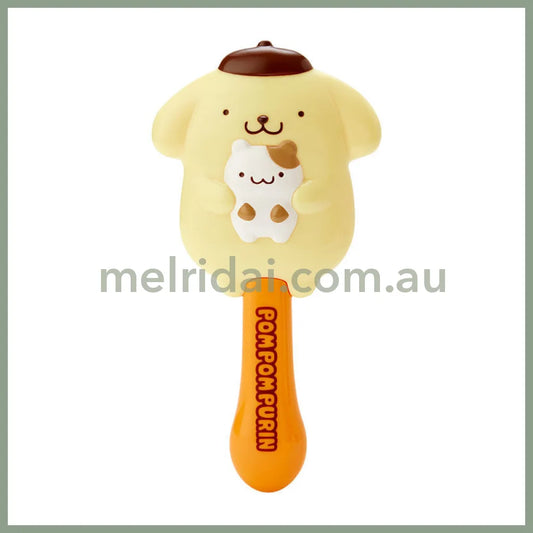 SANRIO | Pompompurin Pom Pom Purin Hair Brush 7 × 4.6 × 18 cm