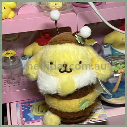 SANRIO | Pompompurin Pom Pom Purin Mascot Holder Plush Keychain Bag Charm (Flower Field Series)