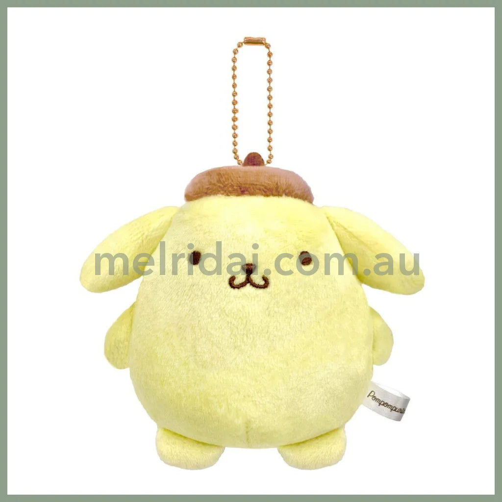 SANRIO | Pompompurin Pom Pom Purin Plush Mascot Holder Plush Keychain Bag Charm H12 x W8 x D5cm