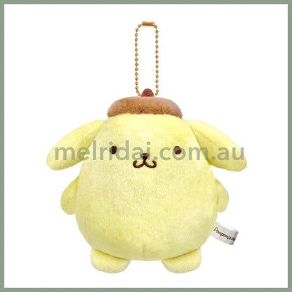 SANRIO | Pompompurin Pom Pom Purin Plush Mascot Holder Plush Keychain Bag Charm H12 x W8 x D5cm