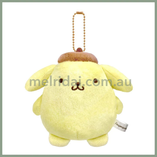 SANRIO | Pompompurin Pom Pom Purin Plush Mascot Holder Plush Keychain Bag Charm H12 x W8 x D5cm