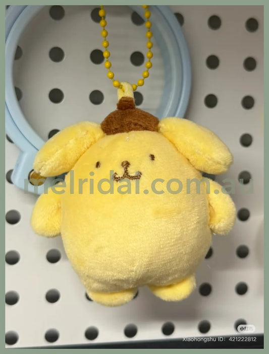 SANRIO | Pompompurin Pom Pom Purin Plush Mascot Holder Plush Keychain Bag Charm H12 x W8 x D5cm