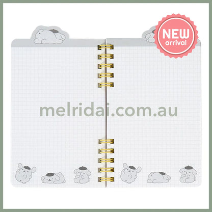 SANRIO | Pompompurin Pom Pom Purin Ring Notebook 60 sheets 95×12×160mm